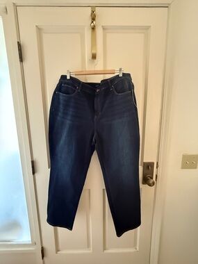 Talbots Straight Leg Jeans in Dark Indigo 22P
